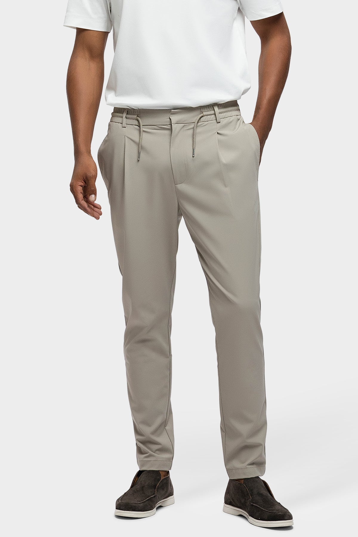 Mateo Smart Pants Beige