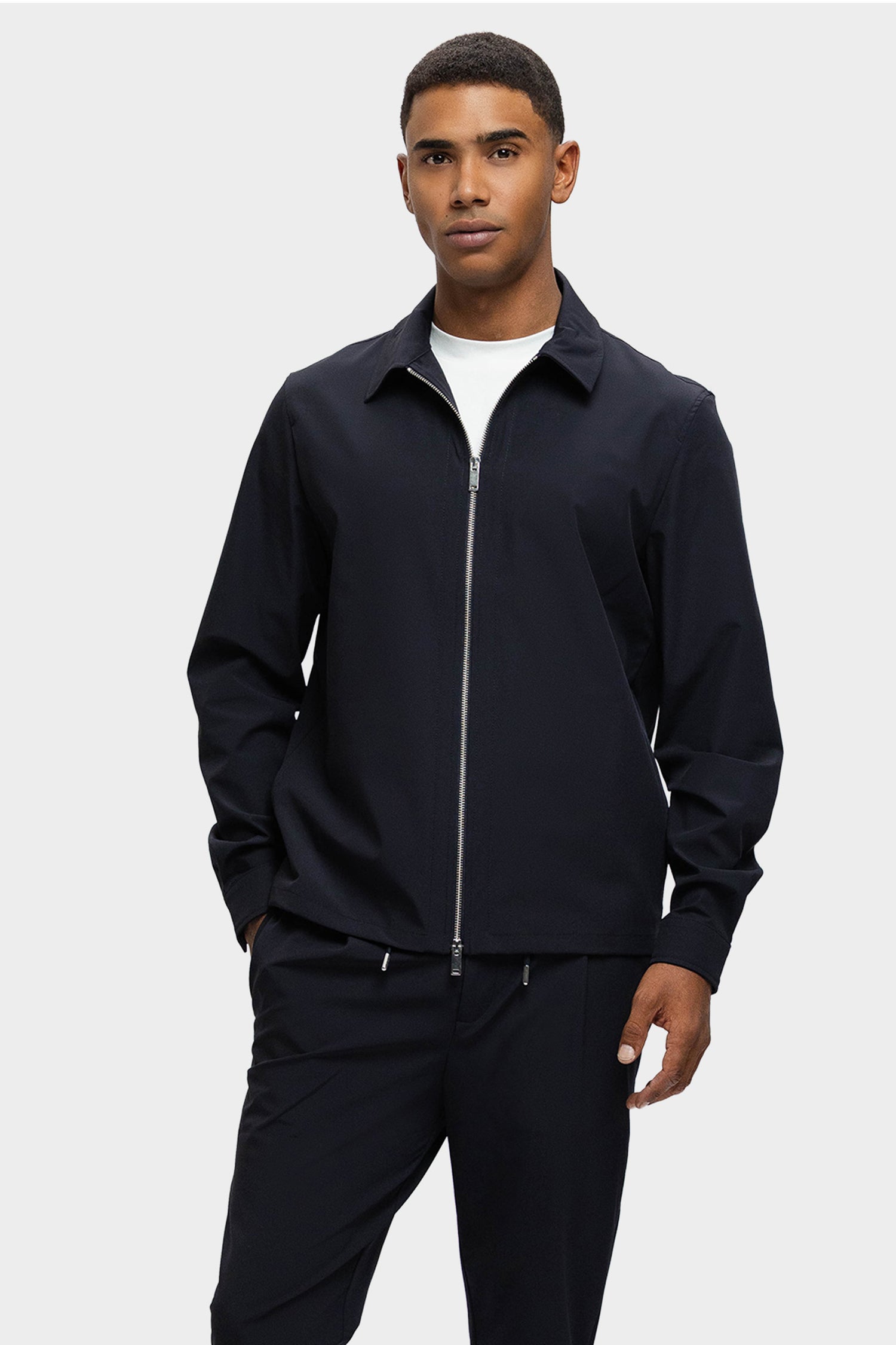 Massimo Overshirt Jacket Navy