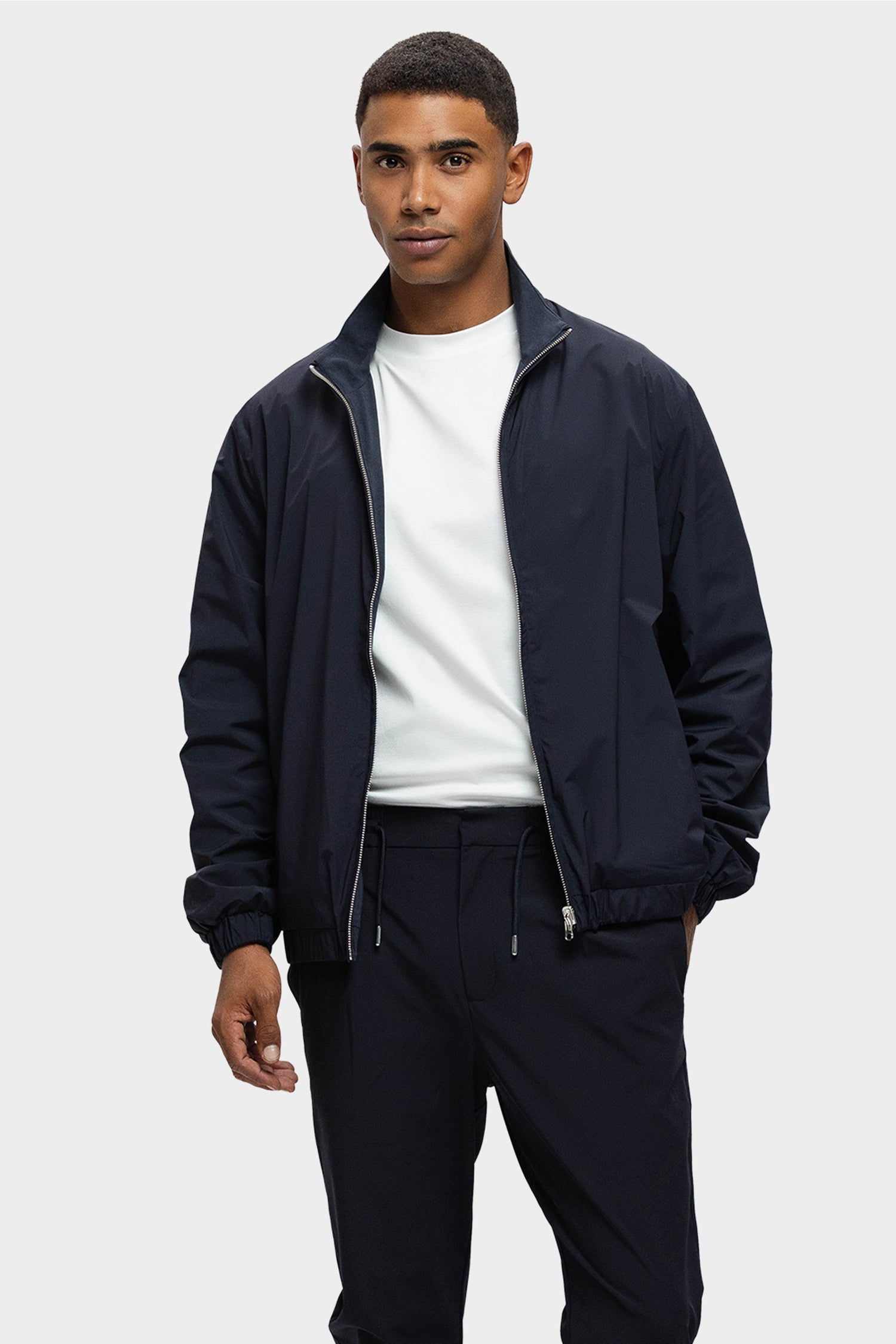 Benito Bomber Jacket Beige & Black