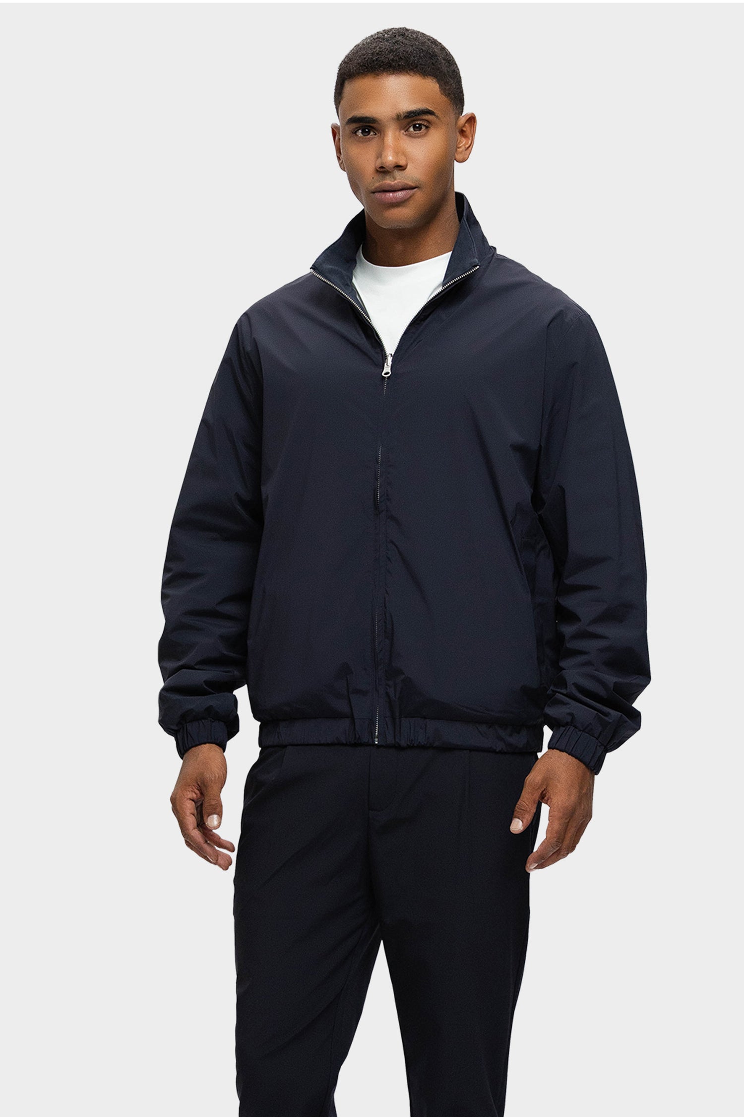 Benito Bomber Jacket Navy & Black